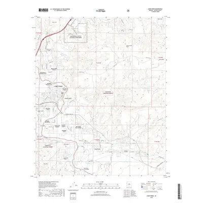 2018 Map of Camp Verde, 2018 Print