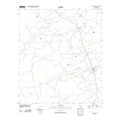 2010 Map of Camp Wood, 2010 Print