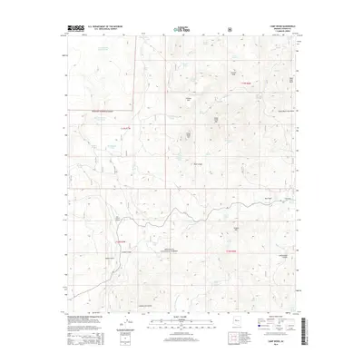 2014 Map of Camp Wood, 2014 Print