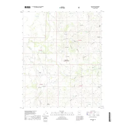 2018 Map of Camp Wood, 2018 Print