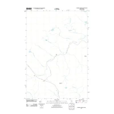 2011 Map of Campbell Brook, 2011 Print