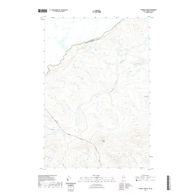 2021 Map of Campbell Brook, 2021 Print