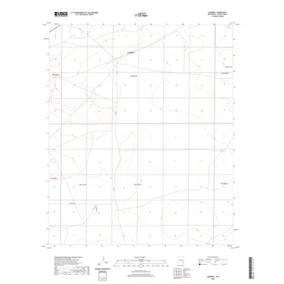 2020 Map of Campbell, 2020 Print