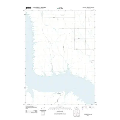 2012 Map of Campbell Creek, 2012 Print