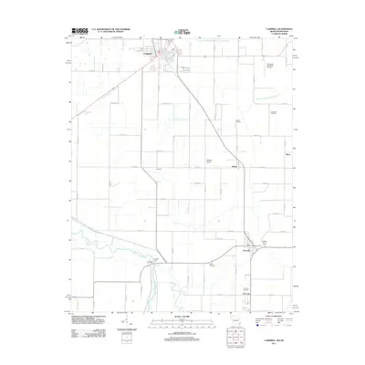 2011 Map of Campbell, 2011 Print