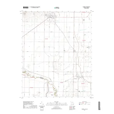 2017 Map of Campbell, 2017 Print