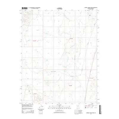 2014 Map of Campbell Francis Wash, 2014 Print