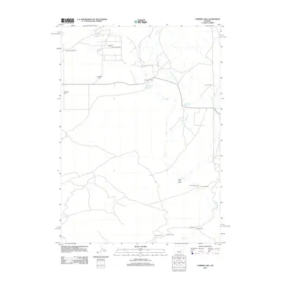 2012 Map of Campbell Hill, 2012 Print