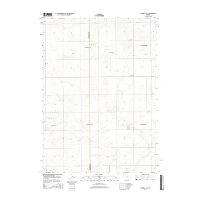 2015 Map of Campbell Hill, 2015 Print