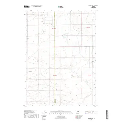 2017 Map of Campbell Hill, 2017 Print