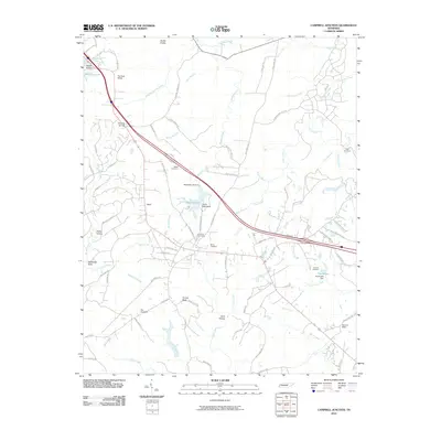 2010 Map of Campbell Junction, 2010 Print