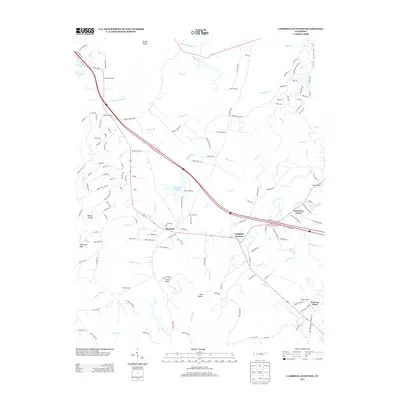 2013 Map of Campbell Junction, 2013 Print