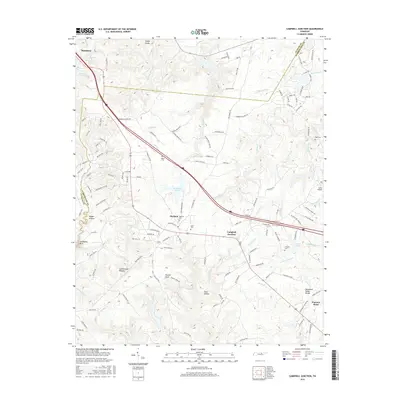 2016 Map of Campbell Junction, 2016 Print
