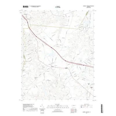 2019 Map of Campbell Junction, 2019 Print