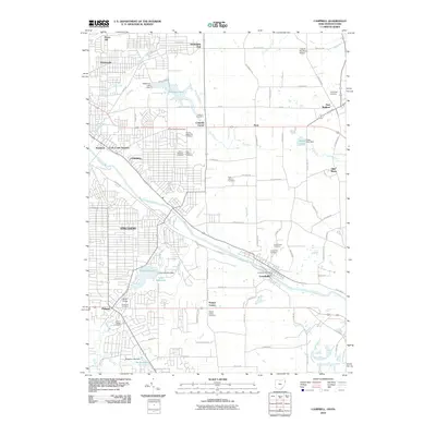 2010 Map of Campbell, 2010 Print