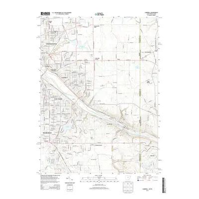 2013 Map of Campbell, 2013 Print