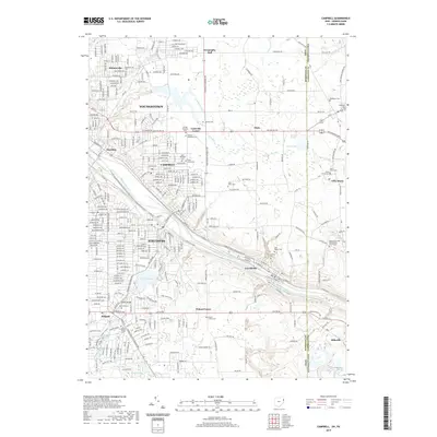 2019 Map of Campbell, 2019 Print