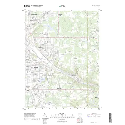 2023 Map of Campbell, 2023 Print