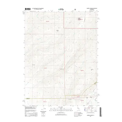 2015 Map of Campbell Mound, 2015 Print
