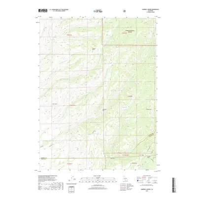 2018 Map of Campbell Mound, 2018 Print