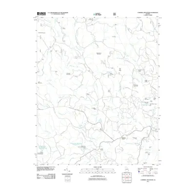 2011 Map of Campbell Mountain, 2011 Print