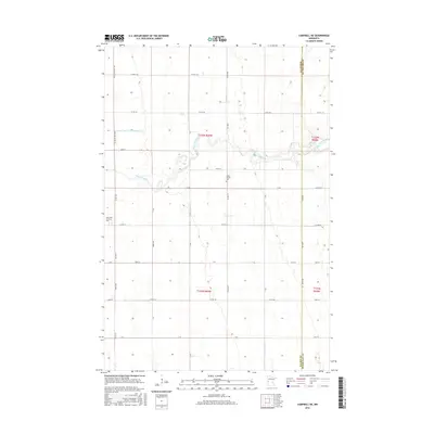 2016 Map of Campbell NE, 2016 Print