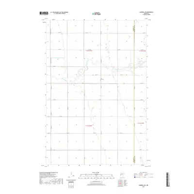 2019 Map of Campbell NE, 2019 Print