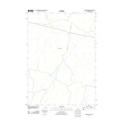 2012 Map of Campbell Ridge, 2012 Print