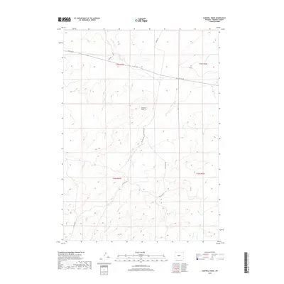 2018 Map of Campbell Ridge, 2018 Print