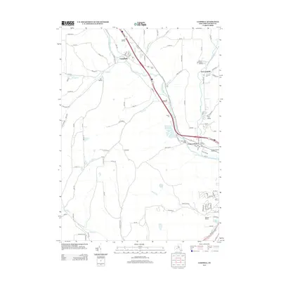 2013 Map of Campbell, 2013 Print