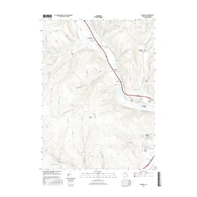 2016 Map of Campbell, 2016 Print