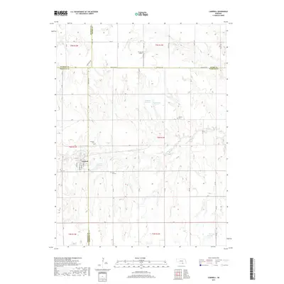 2017 Map of Campbell, 2017 Print