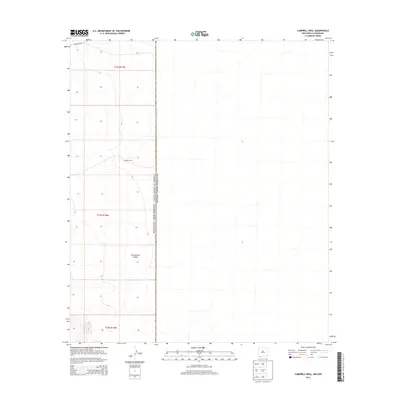2013 Map of Campbell Well, 2013 Print