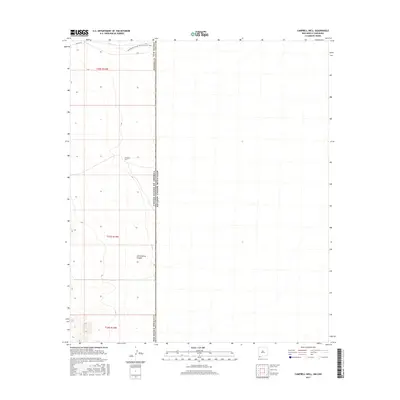 2017 Map of Campbell Well, 2017 Print