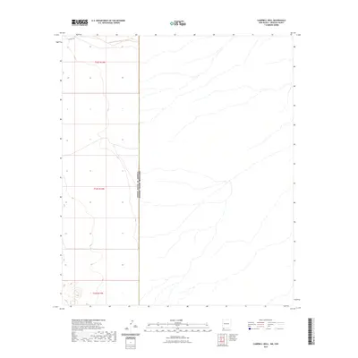 2023 Map of Campbell Well, 2023 Print