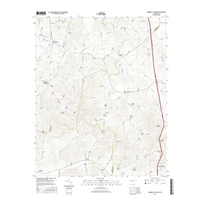 2016 Map of Campbells Station, 2016 Print