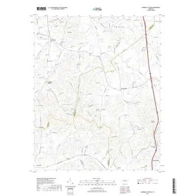 2019 Map of Campbells Station, 2019 Print