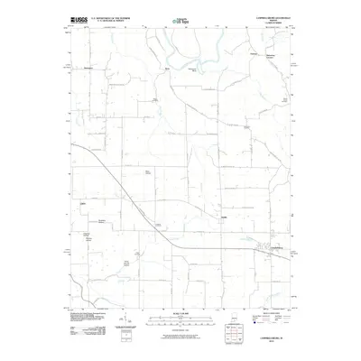 2010 Map of Campbellsburg, 2010 Print