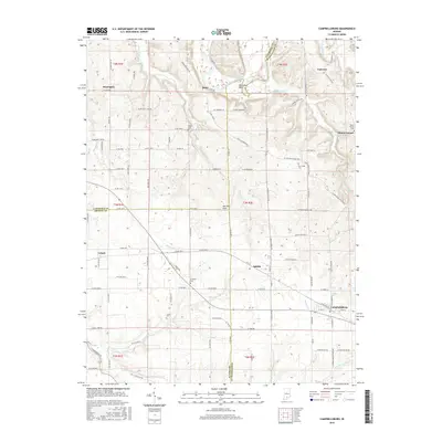 2016 Map of Campbellsburg, 2016 Print