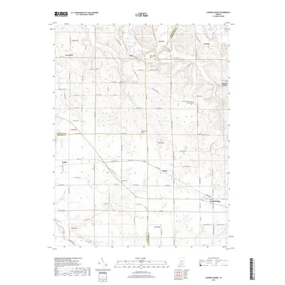 2019 Map of Campbellsburg, 2019 Print