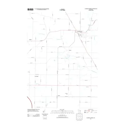 2013 Map of Campbellsport, 2013 Print