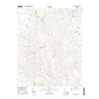 2016 Map of Campbellsville, 2016 Print
