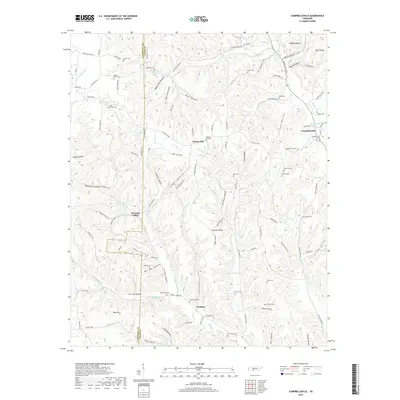 2019 Map of Campbellsville, 2019 Print