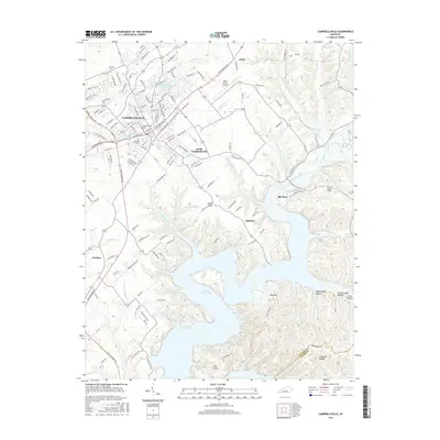 2016 Map of Campbellsville, 2016 Print