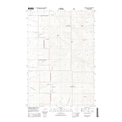2014 Map of Campfire Lake, 2014 Print