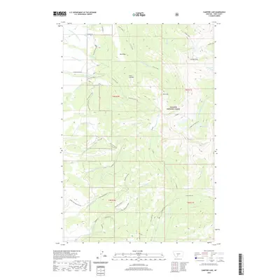 2020 Map of Campfire Lake, 2020 Print