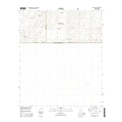 2014 Map of Campini Mesa, 2014 Print