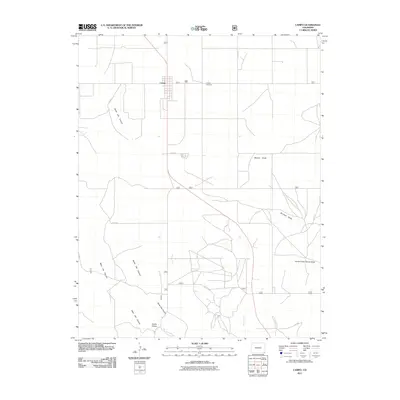 2011 Map of Campo, 2011 Print