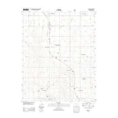 2013 Map of Campo, 2013 Print