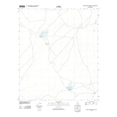 2010 Map of Campo Grande Mountain, 2010 Print
